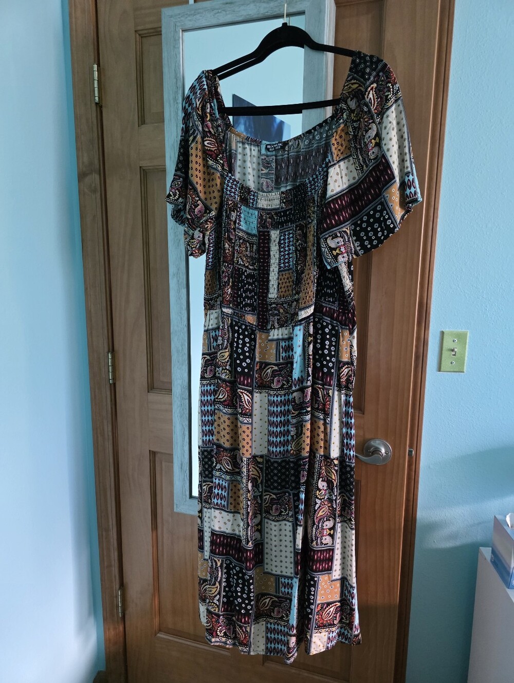 BloomChic Patchwork Maxi Dress